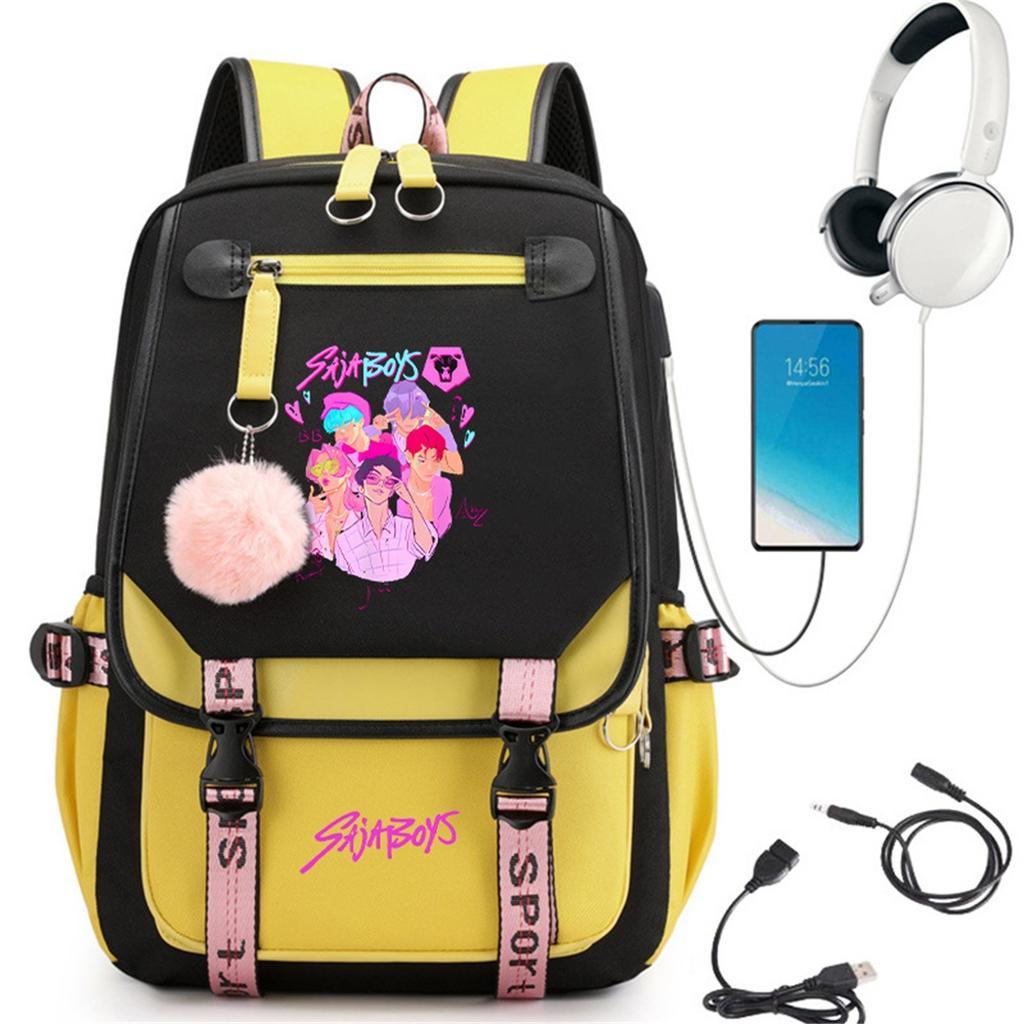 Backpack, Back To School, Cartoon Cute Travel Backpack Print Peripheral Double-shoulder Backpack For Teenagers, Students, Boys And Girls