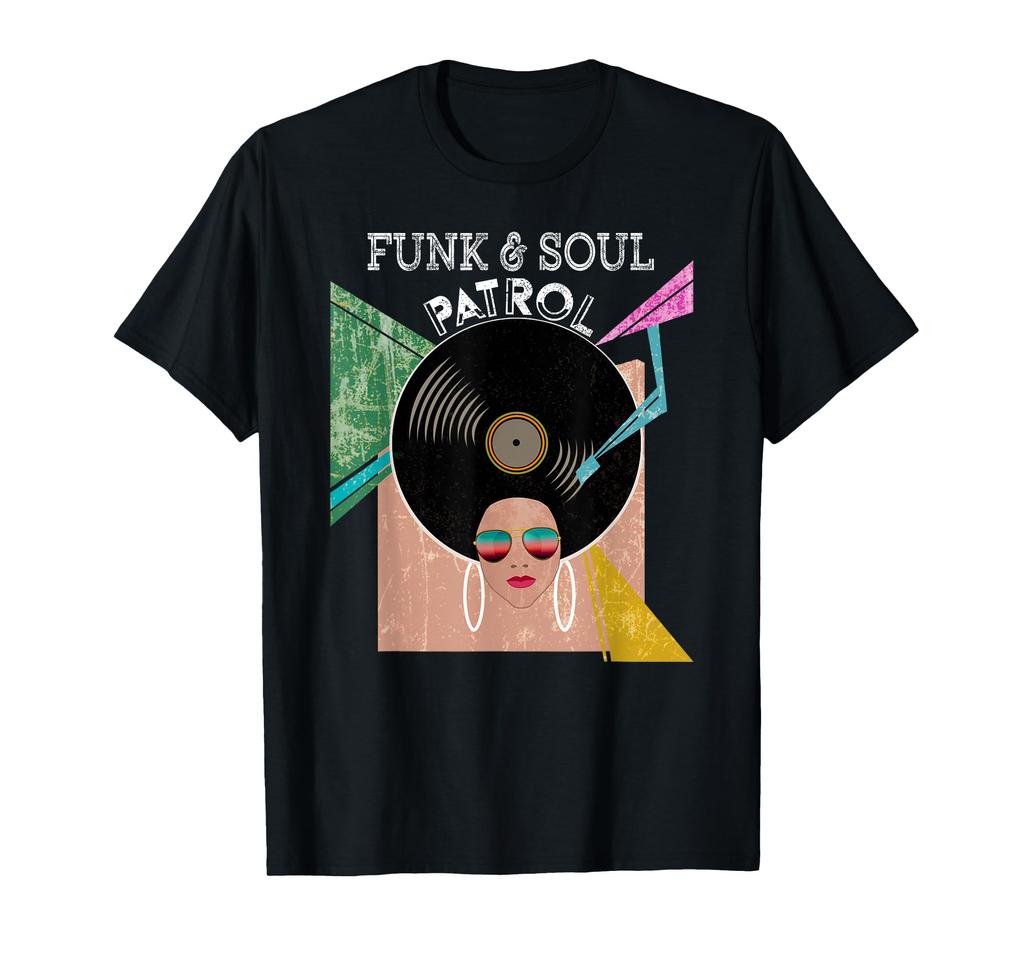 FUNK SOUL PATROL Vintage Afro Graphic Music Shirt & 70's 80's T-Shirt