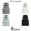 Vest Hooded Lightweight Outwear Cold Protection Soft Outer Vest Jacket Winter Clothes Down [FOMANSH] Men's