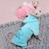 Hairless Cat Clothes Sphinx Winter Dog Hoodies For Small Medium Pets Cartoon Kittens Costumes Chihuahua Clothing Jacket Autumn