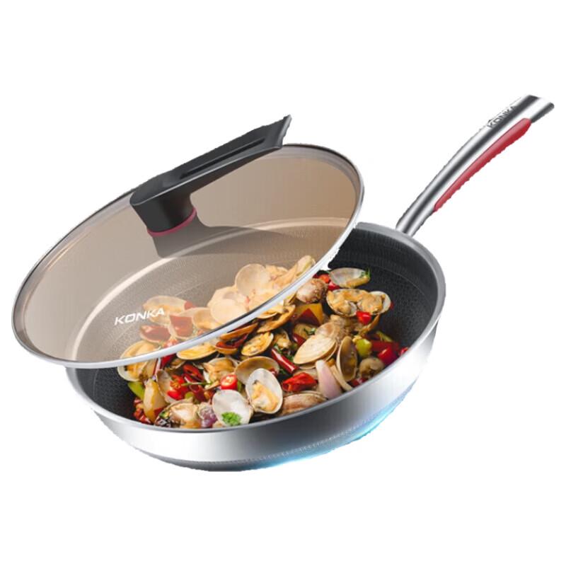 

KONKA 316 Stainless Steel Non-stick Wok