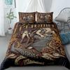Rudolph Squares Duvet Cover Set Without Sheet King Queen Double Full Twin Single Size Bed Linen Set