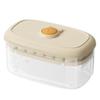 JINGRUIXIANG Easy-Release Press Ice Cube Tray with Storage Box