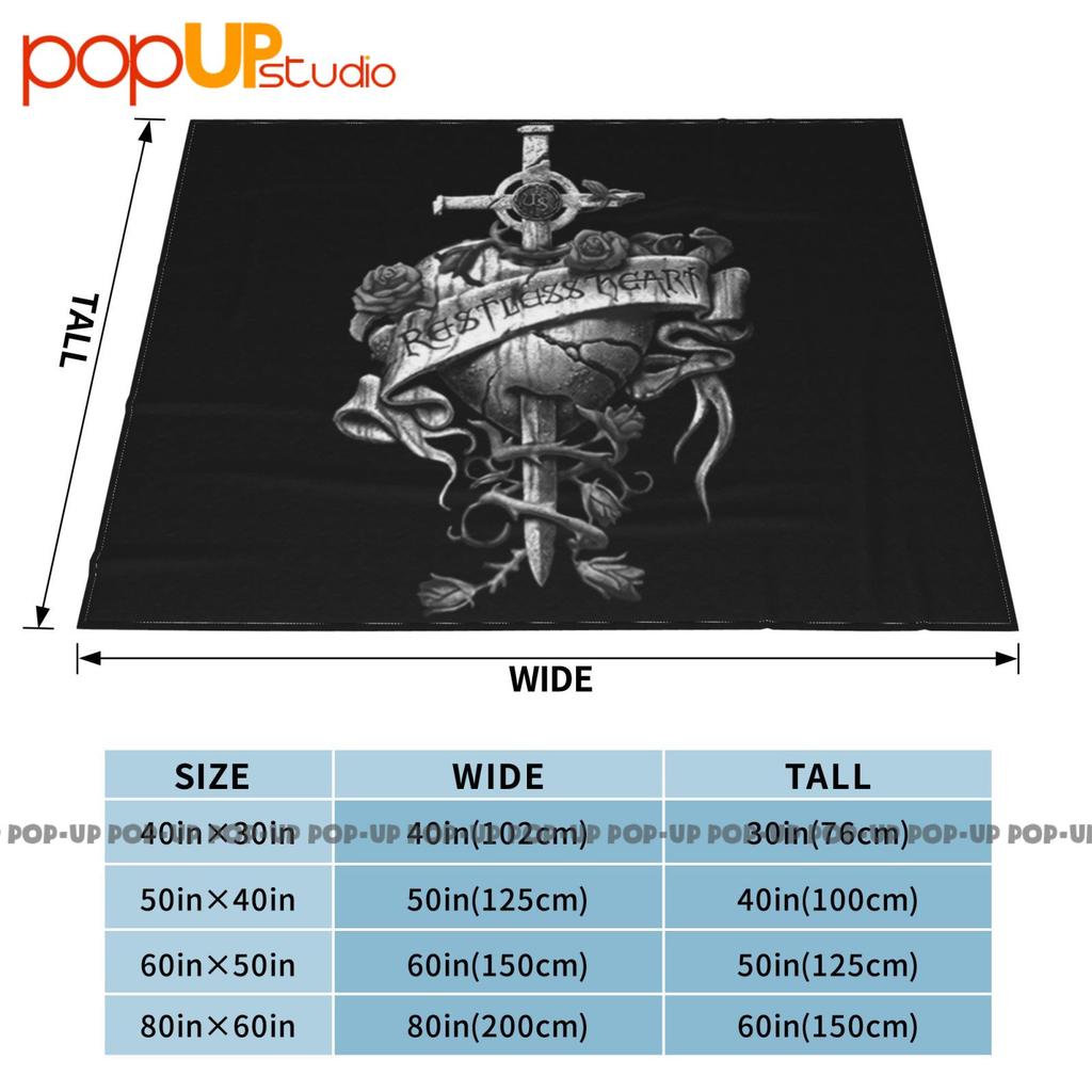 Vintage Whitesnake Restless Heart David Coverdale Ultra-Soft Blanket Quilt Winter Sofa Cover Bed Covers