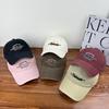 Letter Embroidery Autumn Baseball Cap For Men And Women, Wide Brim, Small Face, Big Head Circumference, Peaked Cap