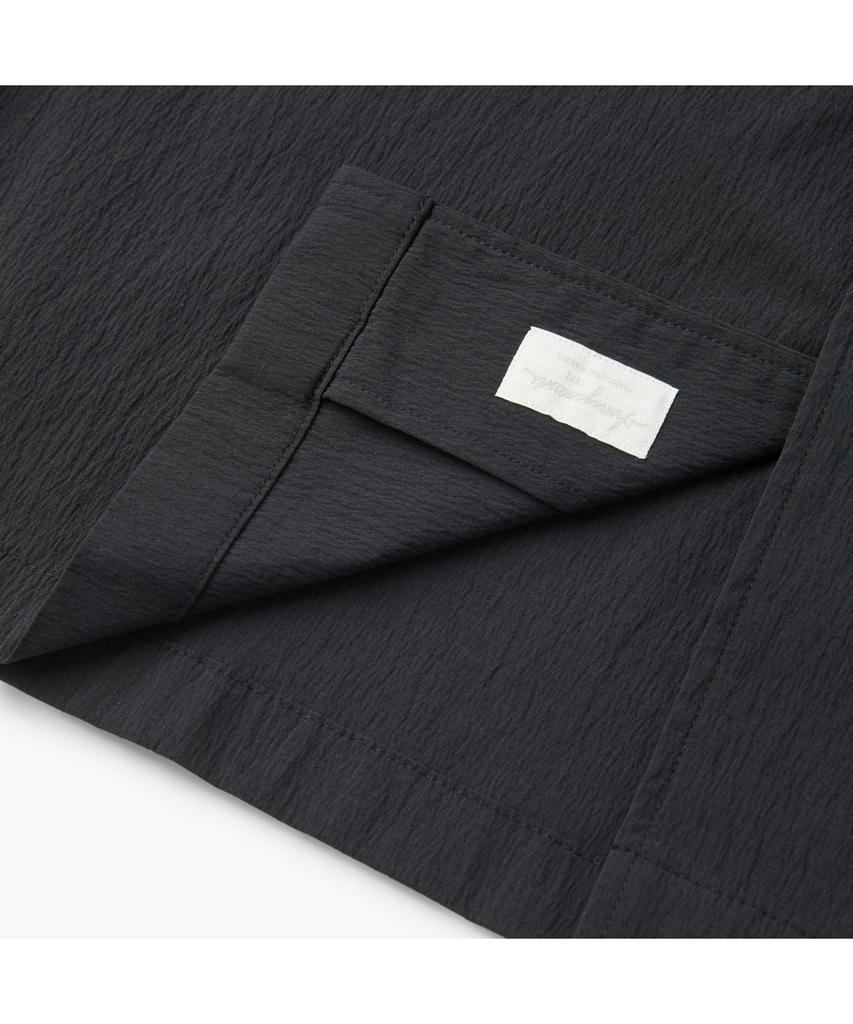 Henlikoteun [Online Exclusive] Short Sleeve Open Collar Shirt Aysam26731Bkx