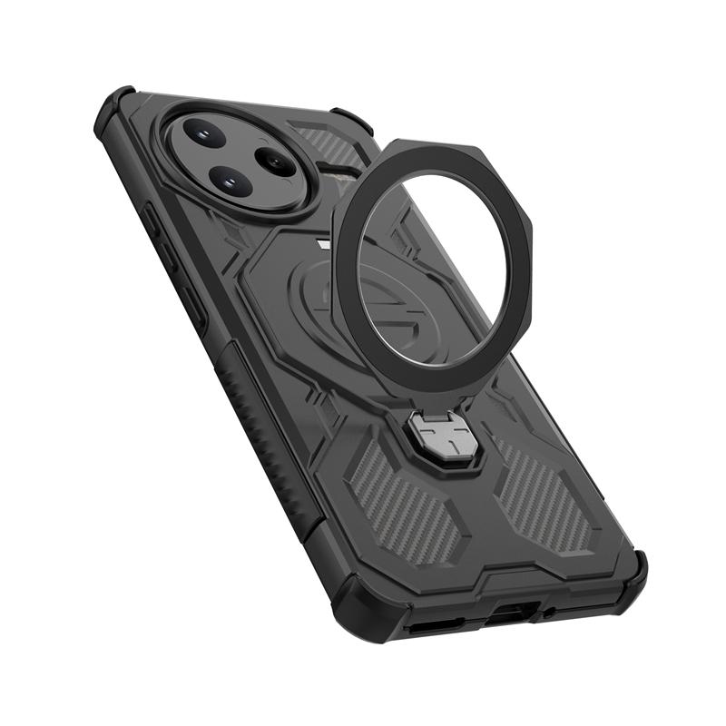 Magnetic Wireless Charge Cover For Xiaomi Poco F7 Ultra X7 Pro Phone Holder Case For Poco F7 Ultra Cover For Poco F7 Ultra Case