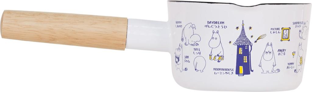 Fuji Enamel Moomin Allekore Milk Pan 12cm Moomin MOYA-12M.B