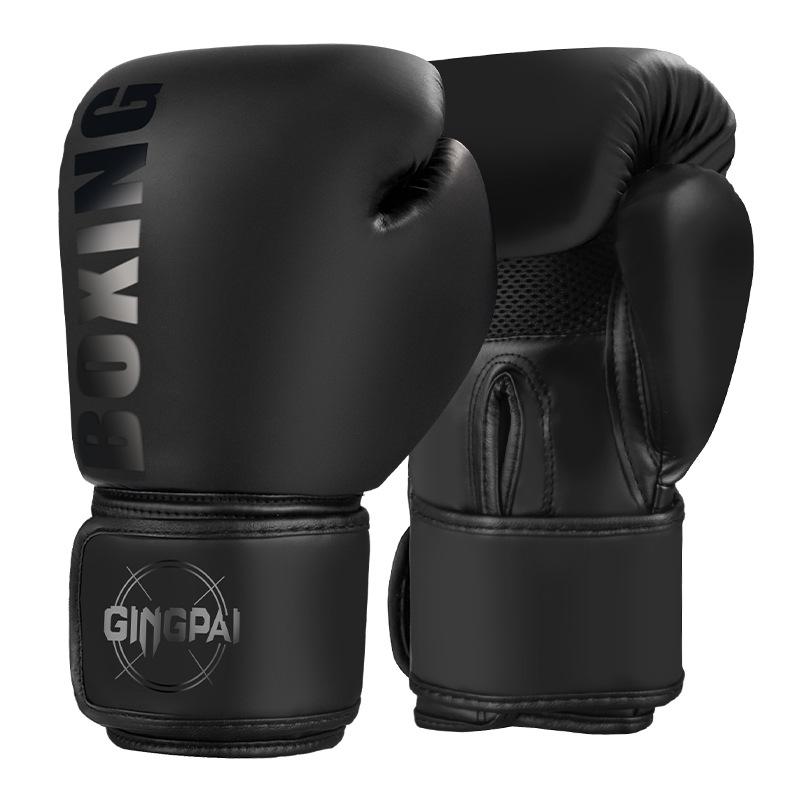 1pair Kick Boxing Gloves for Kids Adult Muay Thai Combat Training Punching Gloves PU Leather MMA Mittens for Fighting MMA