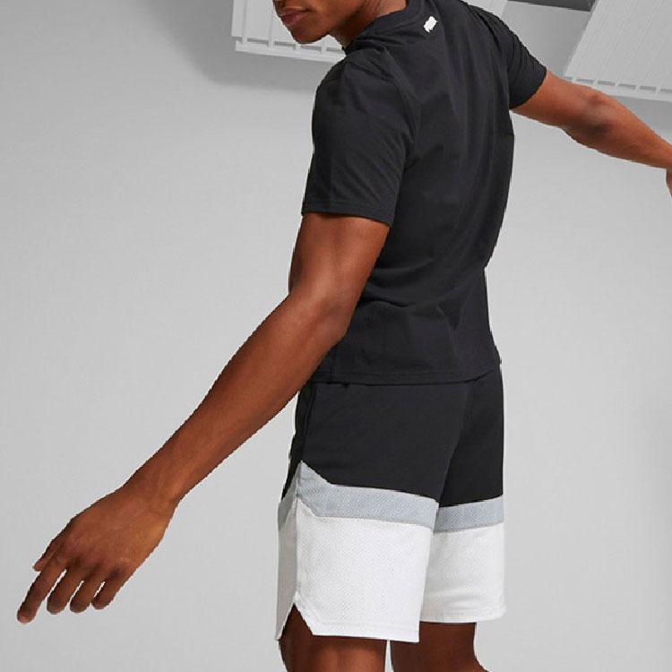 Puma Outdoor Casual Breathable Basketball Training Crew Neck Short Sleeve T-Shirt Men Tops 536481-01