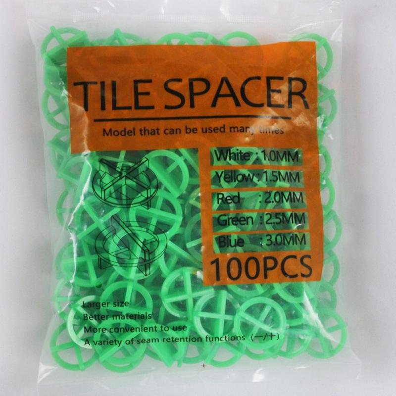 Pack of 100 User Friendly Tile Installation Spacers for Quick Easy Setup On Wall and Floor Tiles with Size Options 1.0mm To 3.0mm