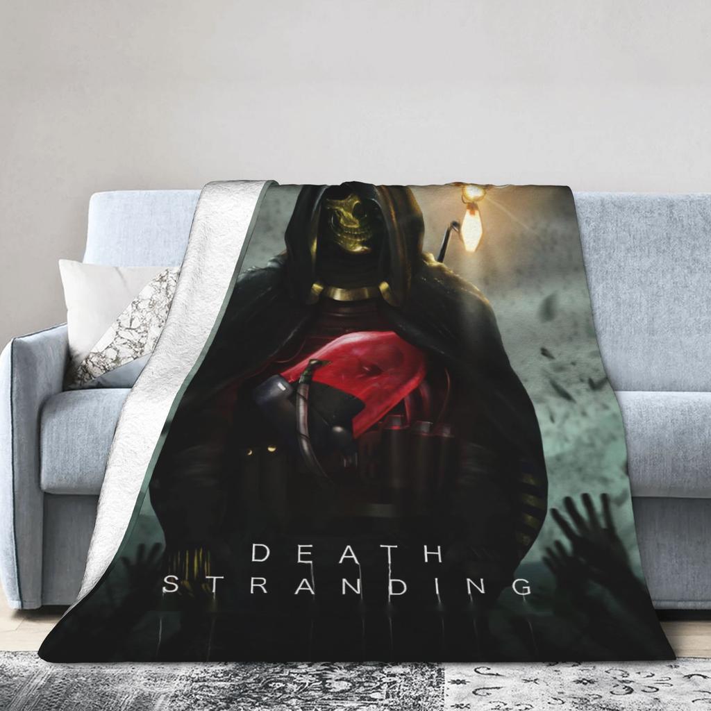 Death Stranding Videójáték Szuperpuha Takaró Fiú Lány Plüss Dobó Takaró Divat Kültéri Flanel Ágytakaró Kanapé Ágytakaró