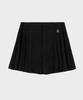 BELLOL Medal Tuck Bermuda Pants Black
