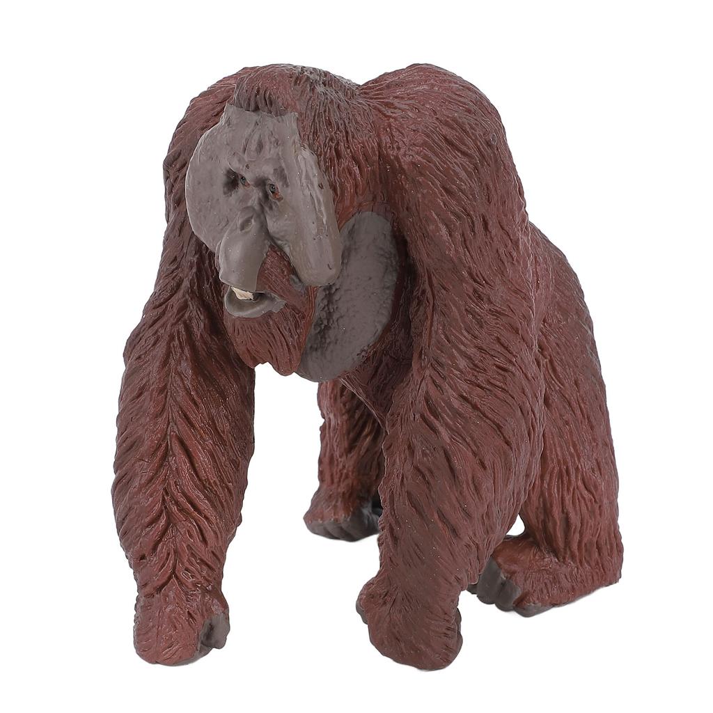 Orangutan Figurine Mini Solid Lifelike Wildlife Animal Model Children PVC Plastic Cognitive Educatio