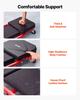 1010mm 2-in-1 Folding Mechanic Creeper, Z Creeper Seat & Under Car Garage Roller, 204 kg Rolling Creeper Stool with 6 Swivel Casters, Padded Headrest