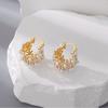 Ear Decorations Delicate Pearls Earrings Elegant Ear Buckles Stylish Ear Accessories Perfect Gift for Women Girls