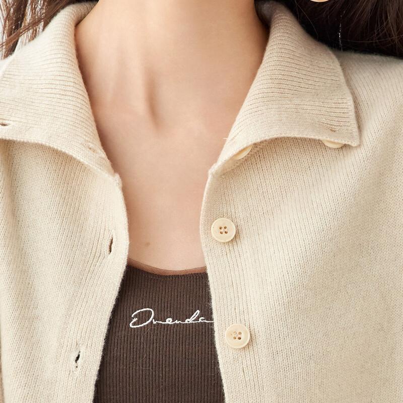 Srcr Women's 100% Cashmere Knit Cardigan