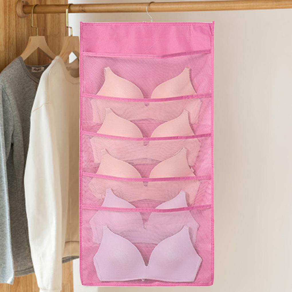 Hanging Closet Storage Bag 15 Panties Socks Storage Bag Pocket