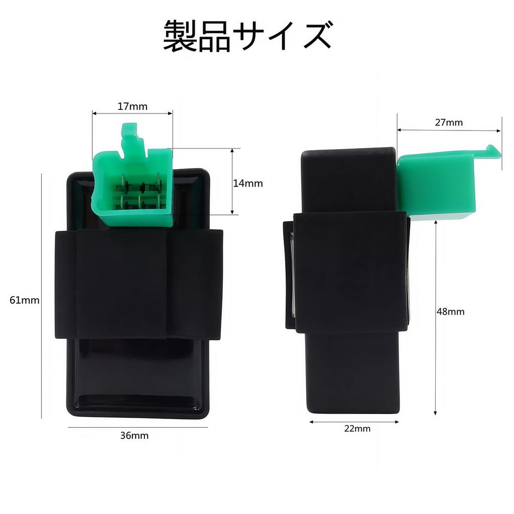 MAKGAGAAI CDI Ignition System, 5-Pin Infinite Rotation, Excellent Durability and Stability, Compatible with Honda