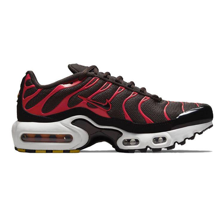 Nike Scarpe da Ginnastica per Bambini Air Max Plus GS Cenere Media Rosso Sirena Grigio Bianco Nero CD0609-200