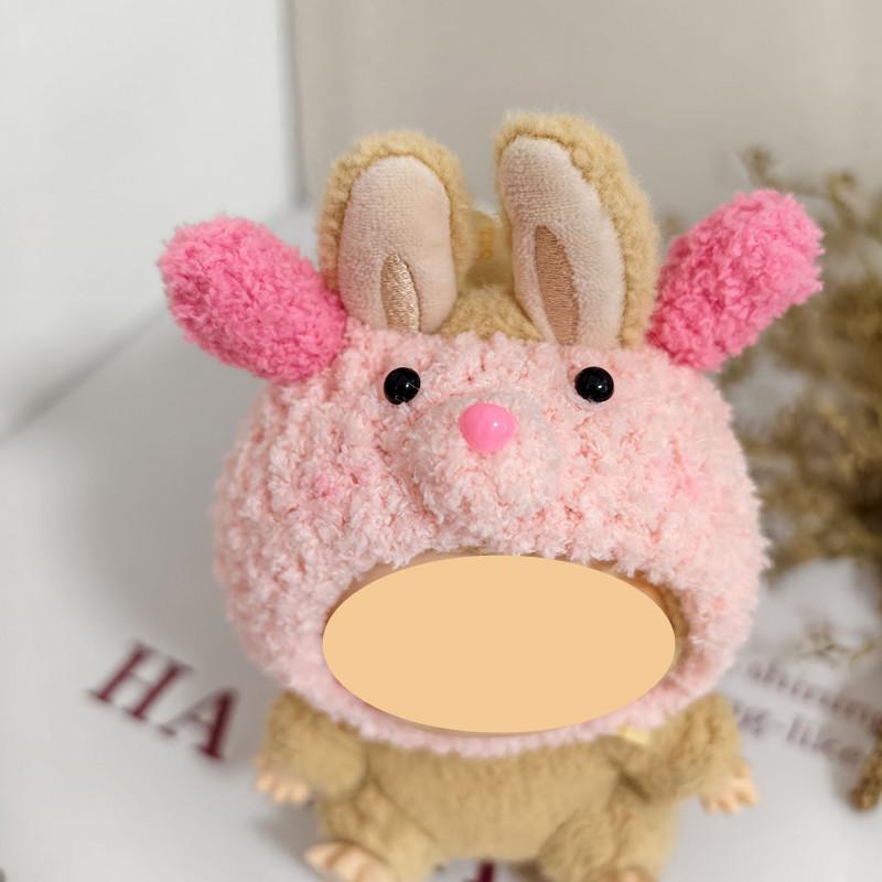 [Cloth  Only]Cute Cartoon Hat for  Plush Doll, Handmade Little Mouse Headgear,Cute Cartoon Headwear for Role Play.