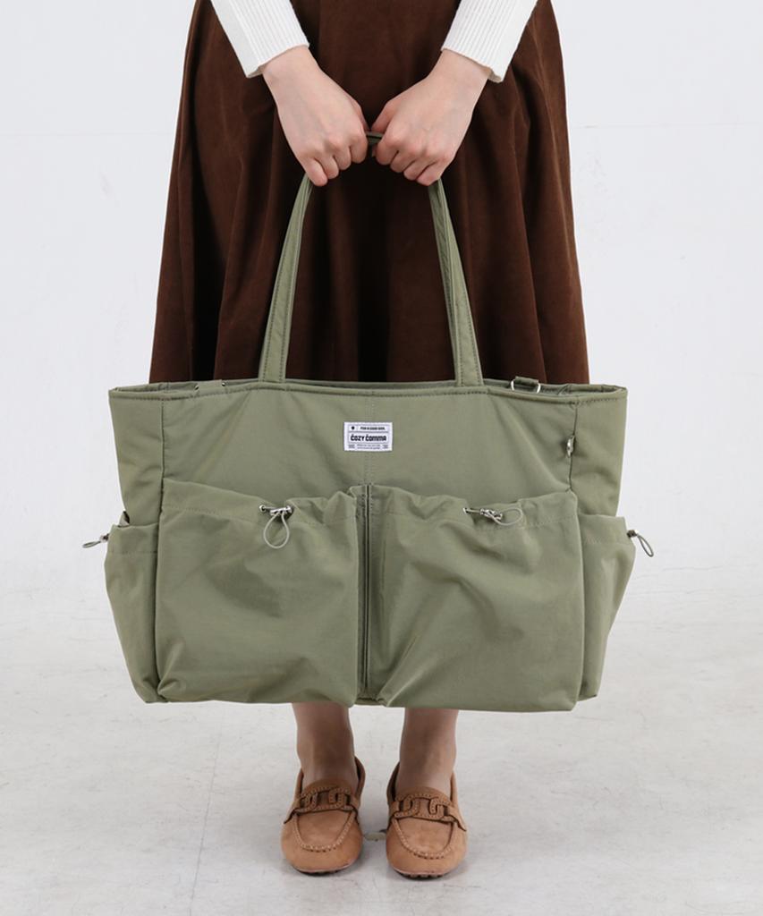 Cozycomma 17-Pocket Nylon Peddler Bag_Cozy Bag [Sand Khaki]