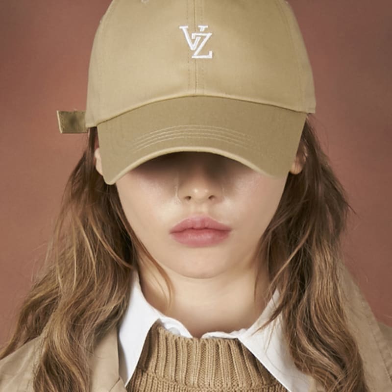 

VARZAR Monogram Soft Overfit Ball Cap Beige FREE
