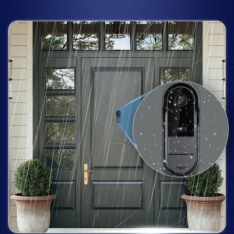 Smart Home Wireless Video Doorbell with Two-Way Intercom