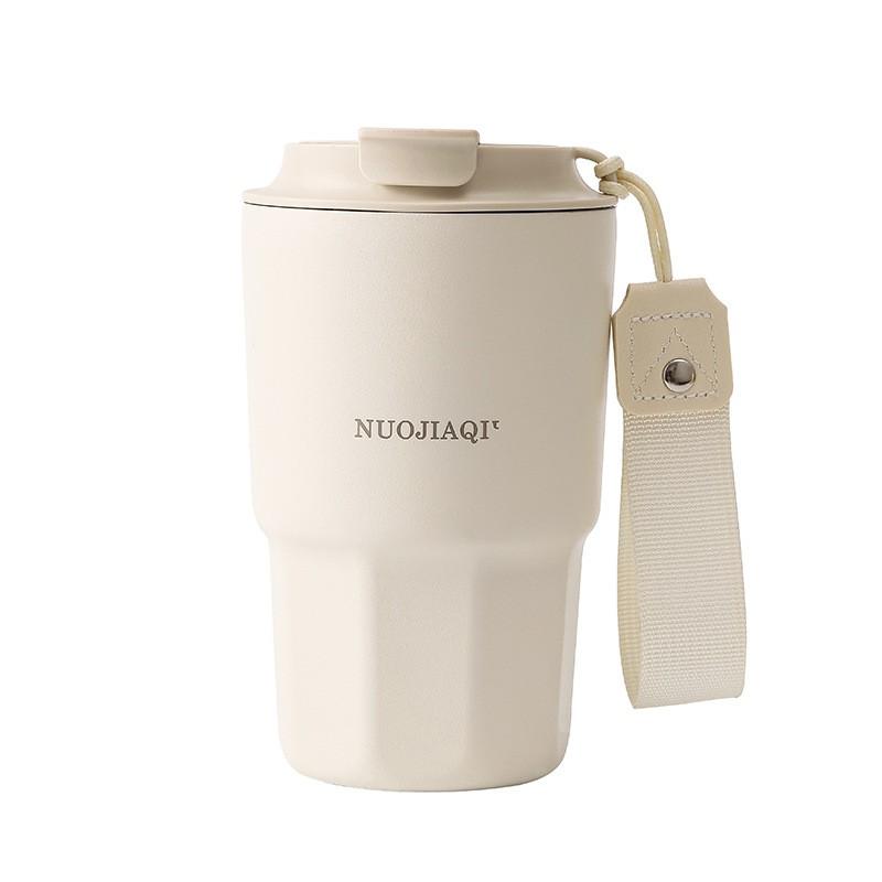 Stainless Steel Vacuum Insulated Travel Mug With Handle 480ml Double Wall Coffee Cup Office Business Gift