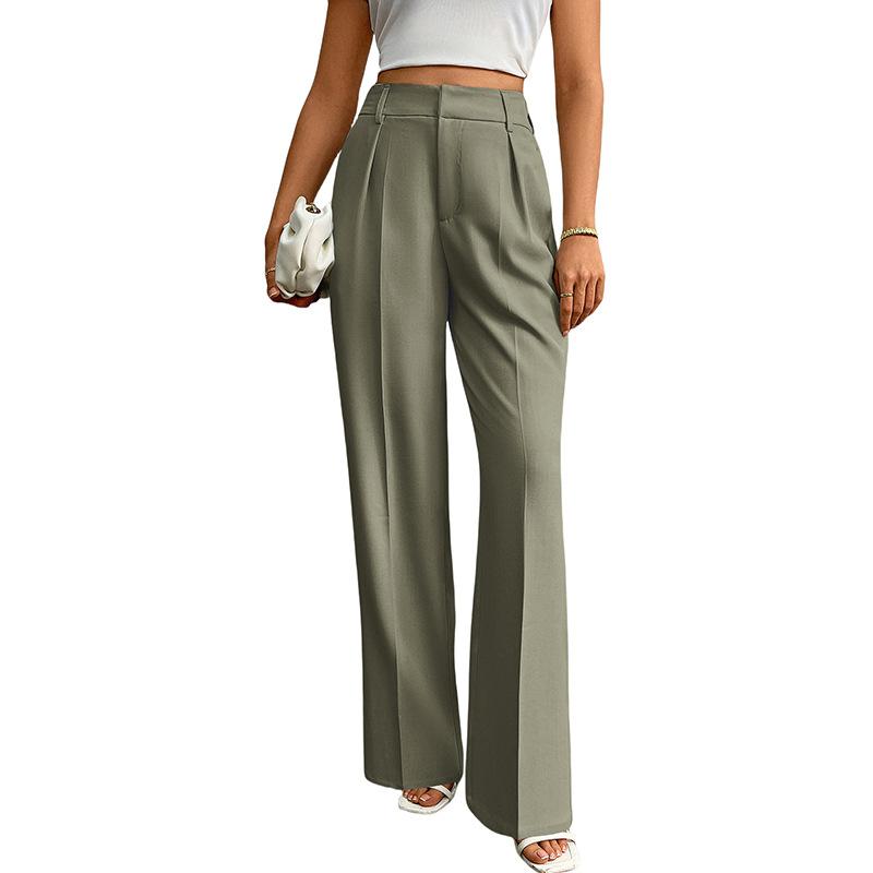 High Waist Wide Leg Pants In Multiple Colors