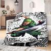 OnePiece Anime Print Blanket Warm  Comfortable Flannel Blanket Suitable for Bedrooms, Sofas, Beds, Chairs, Picnics, Travel