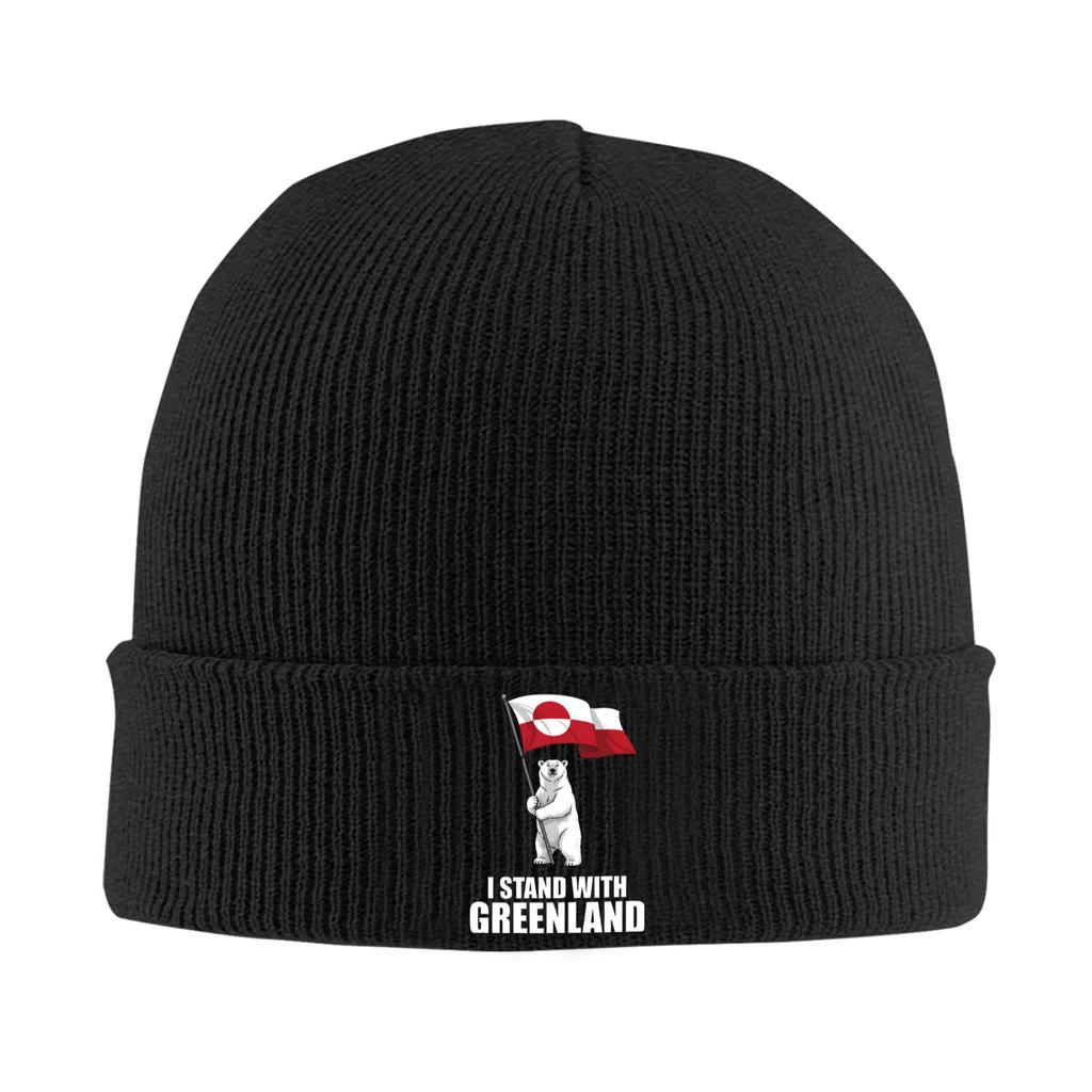 Greenland Flag Beanie Hats Knit Hat Men Women Cool Warm Caps Autumn Winter Kpop Design Bonnet Hats