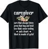 Caregiver Cute Definition Caregiving Best Caregiver Tee Gift Unisex T-Shirt Mens Womens Tees Top