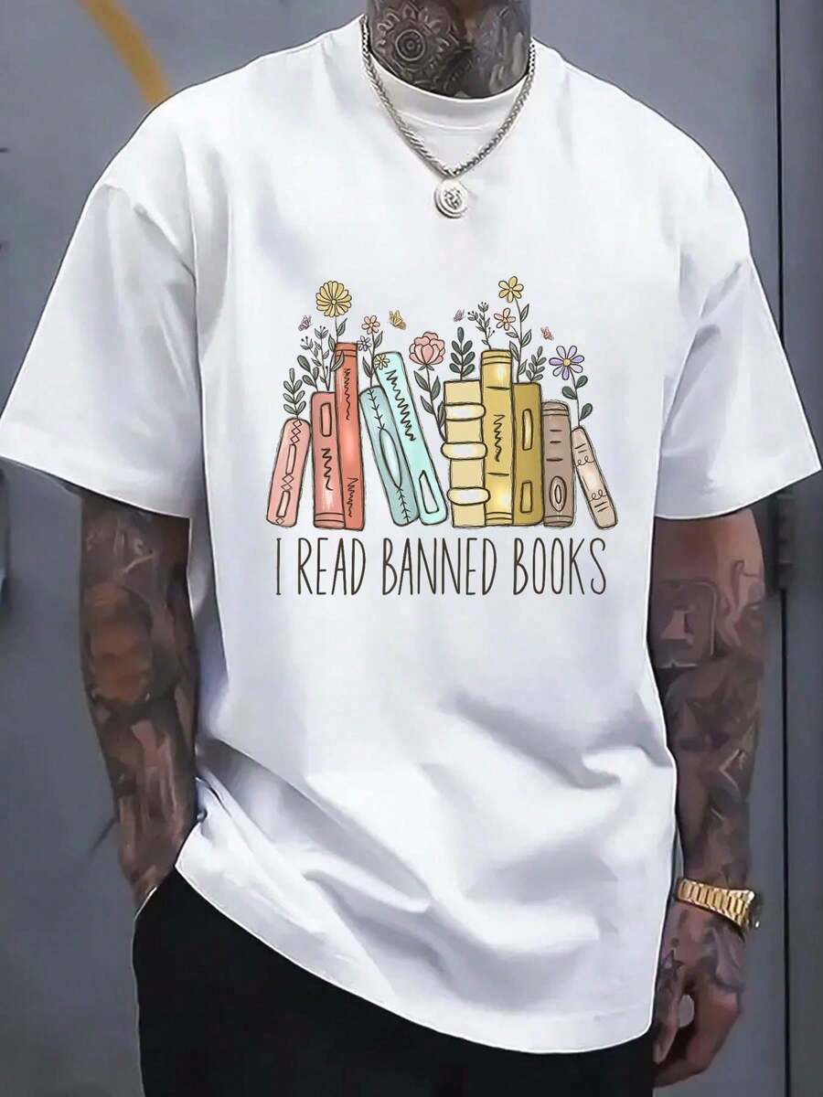 

I Read Banned Books-Shirt Street-Hop Style Unisex s-Shirt S
