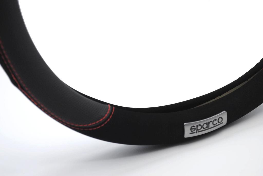 Lenkradbezug Carbon Wildleder S Größe Schwarz SPARCO-CORSA & SPS126J_S