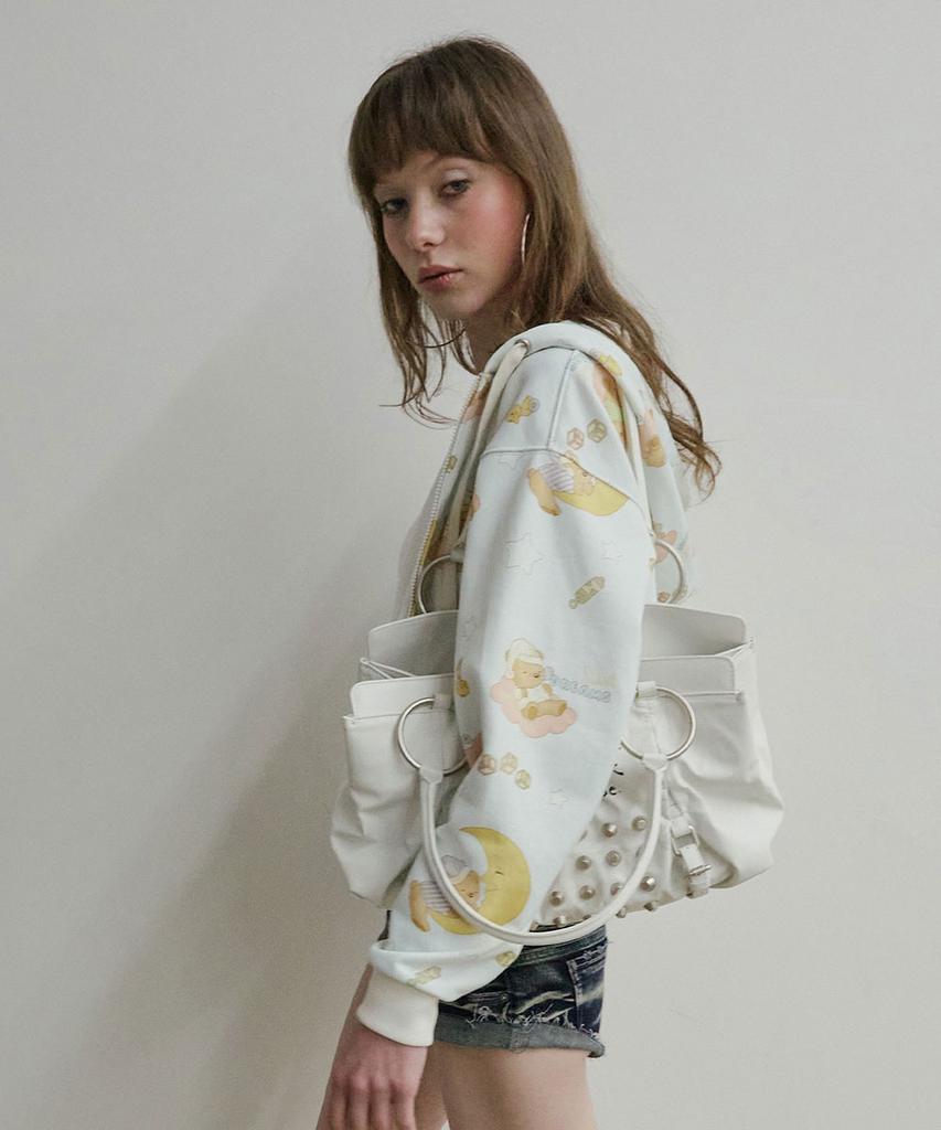 SCULPTOR Sweet Dreams Hooded Zip-Up Baby Blue