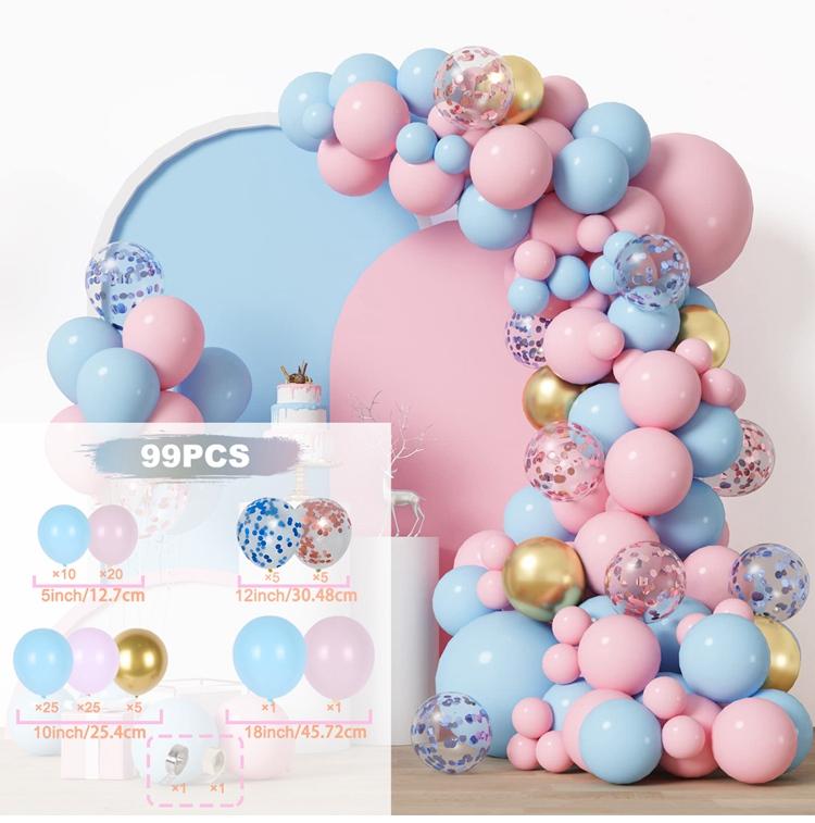 

Раскрытие пола, синий, розовый воздушный шар, гирлянда, арка, декор для дня рождения, детский баллон на день рождения, свадебные принадлежности, латексный баллон для детского душа Other