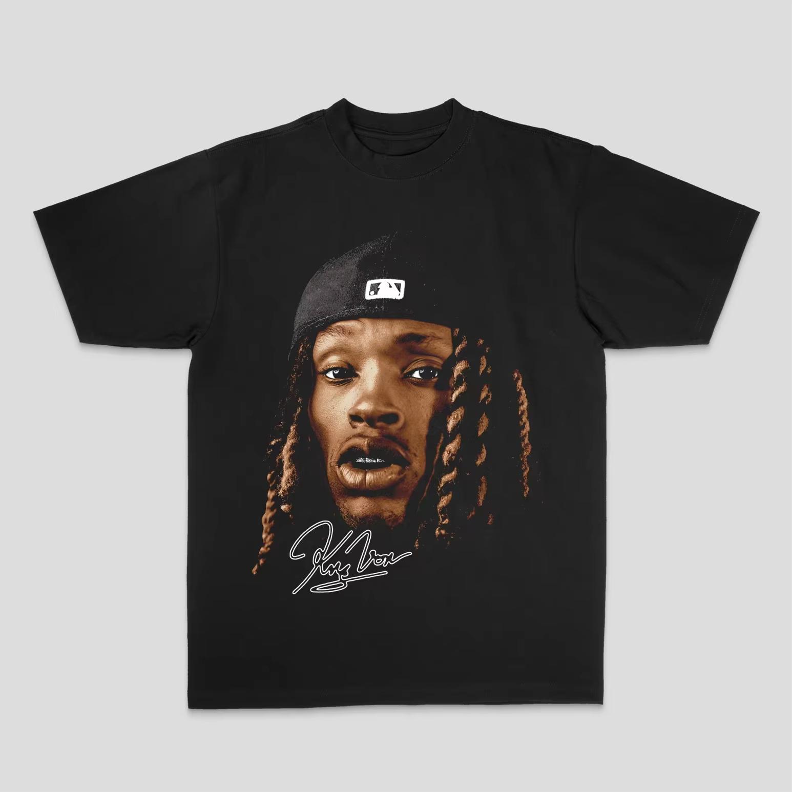 

2026 European and American King Von Hiphop Rock Rap Top High Street Sporty Casual Mens Tshirt Graphic T Shirts Fashion Unisex 4XL