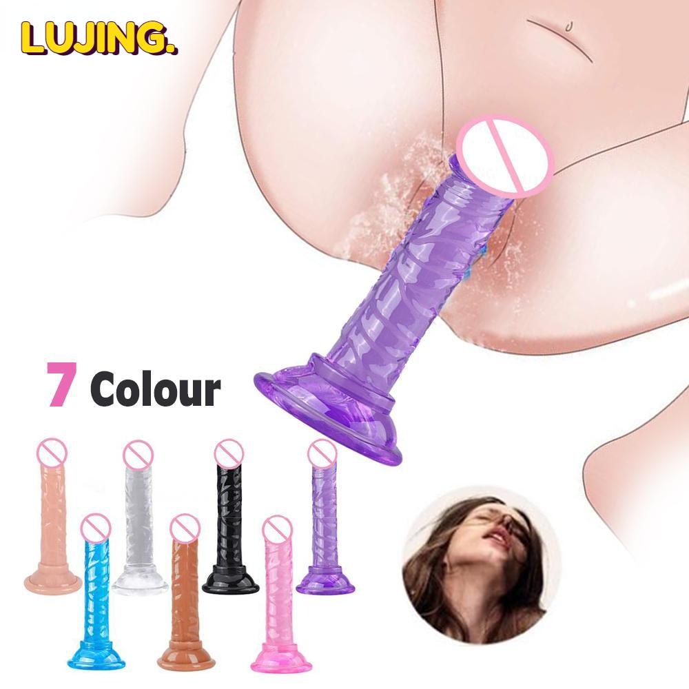 Realistic Dildo with Powerful Suction Cup Realistic Penis Sex Toys Flexible G-spot Dildos Big Penis Female Masturbator Sex Shop Sex Toys for Couples