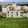 With Warm Lights 1Pc 120cm DIY LED Letter Light 3D KT Board Party Decoration Suitable for Birthday Party,Anniversary DIY Gifts