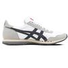 Onitsuka Tiger Dualio Fabric Cow Split Leather Sports Casual Comfortable Non-Slip Low-Top Lifestyle Shoes Unisex sneakers Black White D600N-0190
