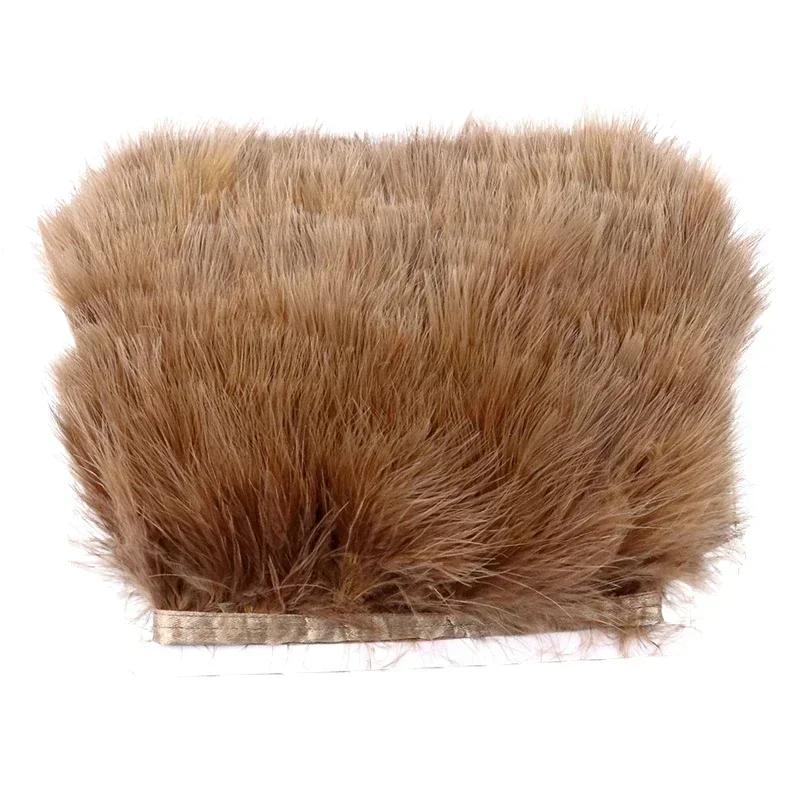 1Meter Marabou Feathers Tassel Fringe Trim Turkey Feather Tape Ribbon Clothes Sewing DIY Clothing Accessories Wedding Decoration