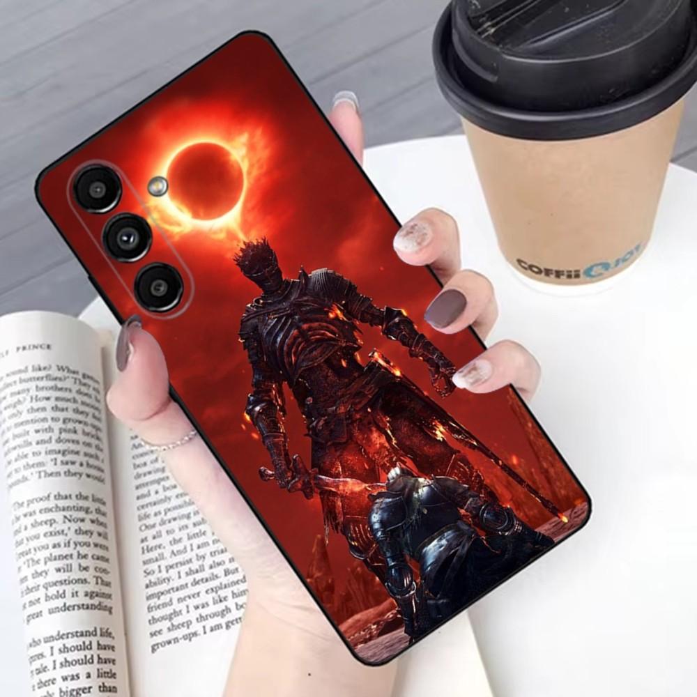 D-Dark Game S-Souls Phone Case For Samsung S 25,24,21,22,23,30,20,Ultra,Plus,Fe,Lite,Note,10,9,5G Black Soft