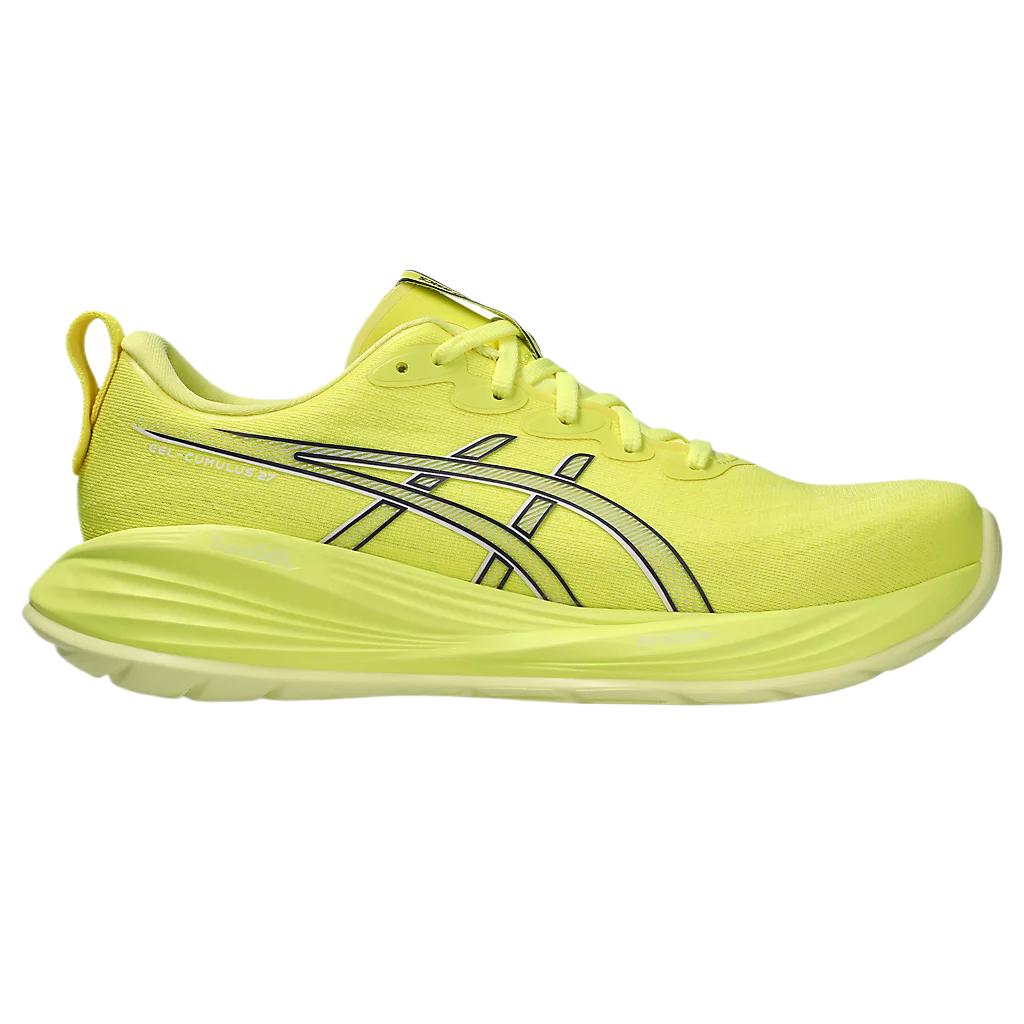 Asics Gel-Cumulus 27 Comfortable Versatile Simple Fashion Mesh Low-Top Running Shoes Men sneaker Lemon-Yellow 1011B960-750