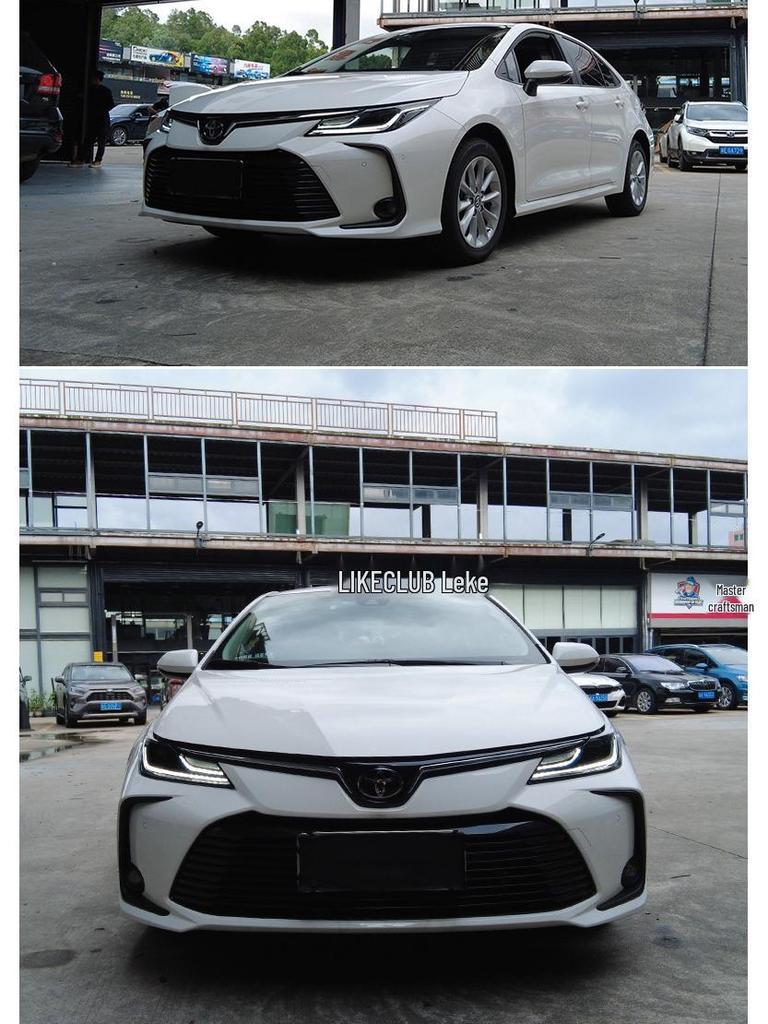 Compatible with 2019-2022 Corolla: Bi-Beam LED Streamer Lens Headlight Assembly