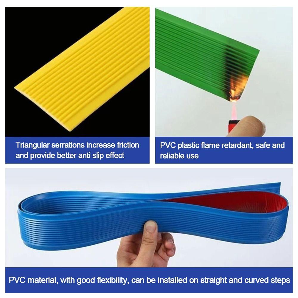 Self-adhesive Stair Treads Strip PVC Staircase Sticker Pressing Strip Staircase Protection  Stairs