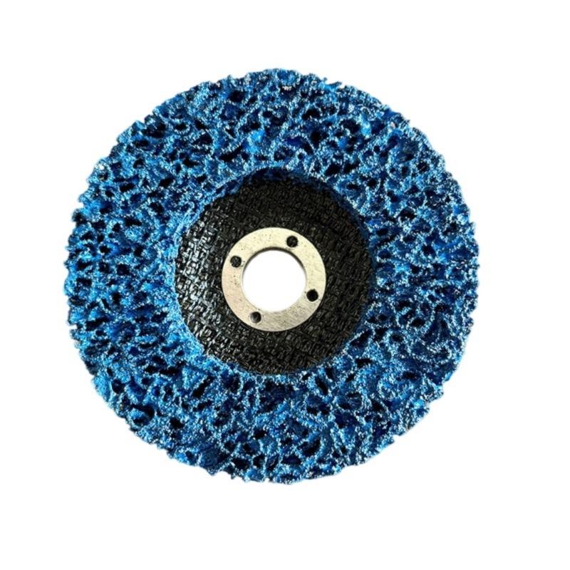 

100mm Grinding Wheel Flip Disc Grinding Tool Rust Removal Polishing Wheel Angle Grinder Paint Removal Accessories синий