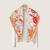 Two-Sided Print Headband Scarf Women Fashion 90*90Cm Hijab Bandana Neckerhicef Beach Sun Protection Shawl Wrap Headscarf