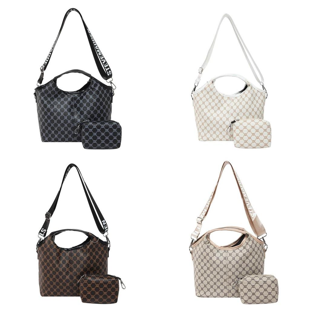 Mother Shoulder Fashion Bag With Shoulder Strap Letter Print And Pattern Retro
