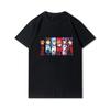 Herre Premium bomull Harajuku T-skjorte Evangelion Asuka Plakat Anime skjorte print T-skjorter Funny Style rundhals bomull T-skjorte Uformelle T-skjorter